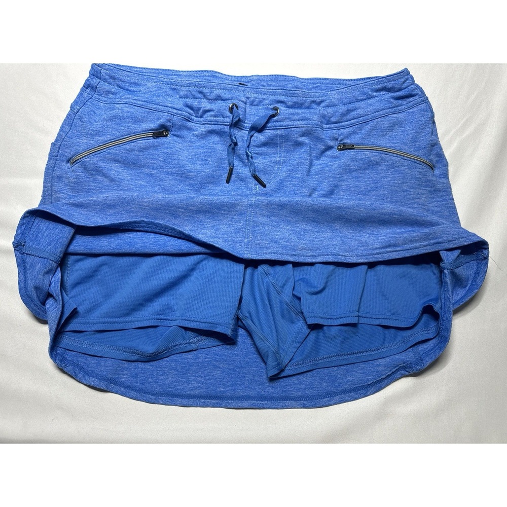 Kuhl Skort Blue Women's Medium Pockets Drawstring Hiking Outdoors - Picture 2 of 8